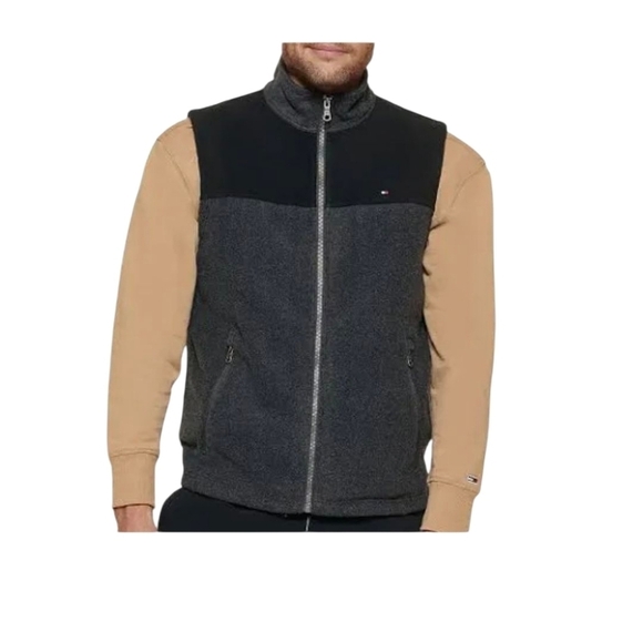 Tommy Hilfiger Other - Tommy Hilfiger Men's Fleece Vest Stand Up Collar And Zipper Pockets XL